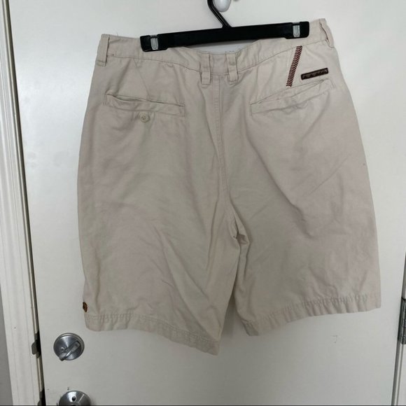 Vintage 90s Quicksilver edition off white denim shorts size 36 - Picture 7 of 15